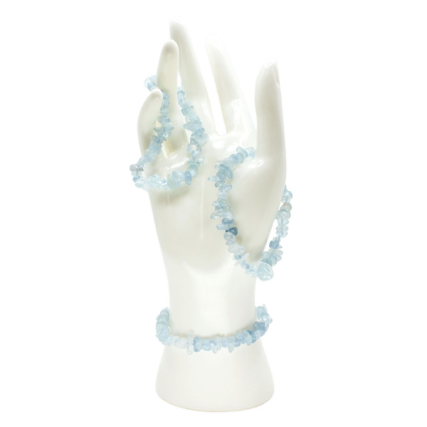 Aquamarine Chip Bracelet - Image 3