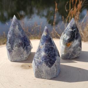 Top Polished Iolite Point