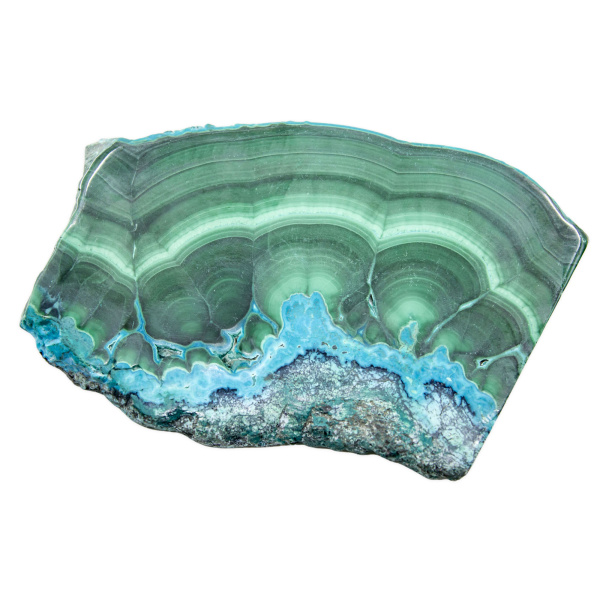 Malachite Chrysocolla Slice - Image 2