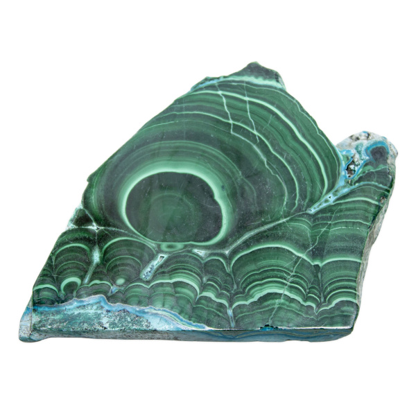 Malachite Chrysocolla Slice