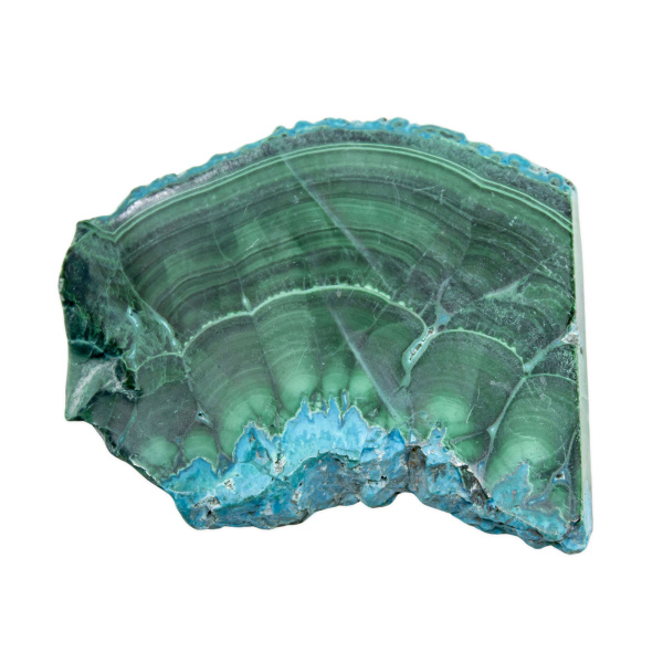 Malachite Chrysocolla Slice