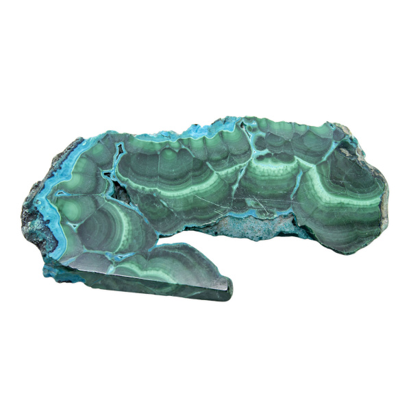 Malachite Chrysocolla Slice