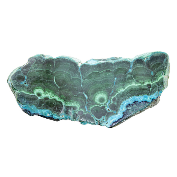 Malachite Chrysocolla Slice - Image 2