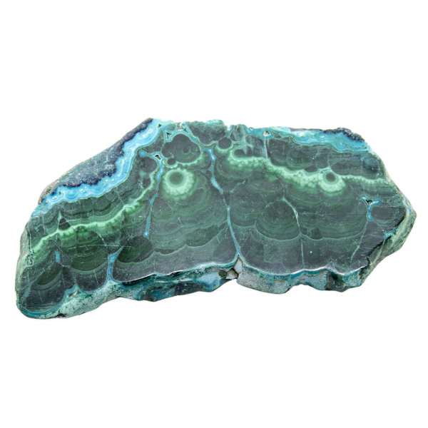 Malachite Chrysocolla Slice