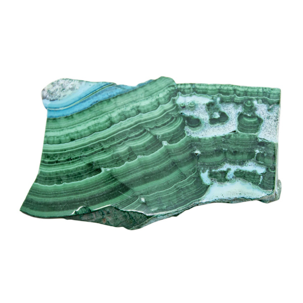 Malachite Chrysocolla Slice