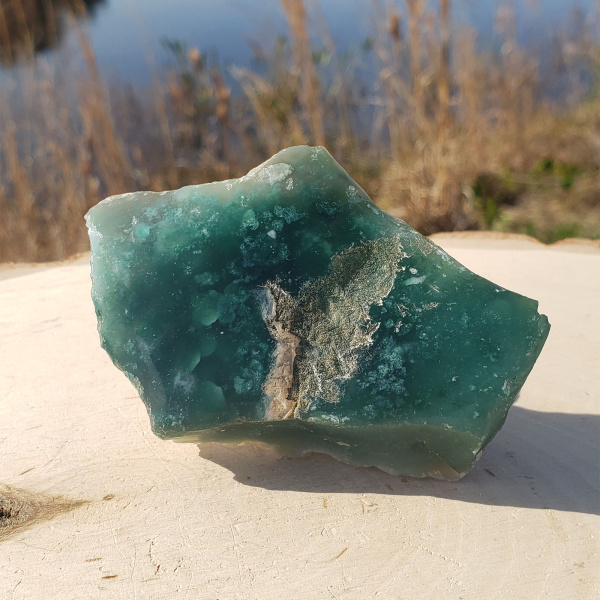 Mtorolite Chrome Chrysoprase Plate