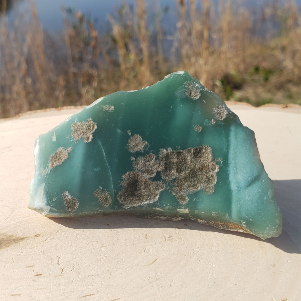 Mtorolite Chrome Chrysoprase Plate