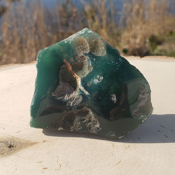 Mtorolite Chrome Chrysoprase Plate