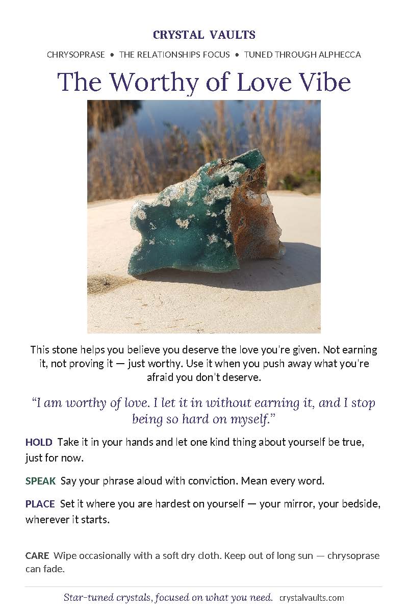 Worthy of Love Vibe - Image 2