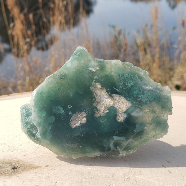 Mtorolite Chrome Chrysoprase Plate
