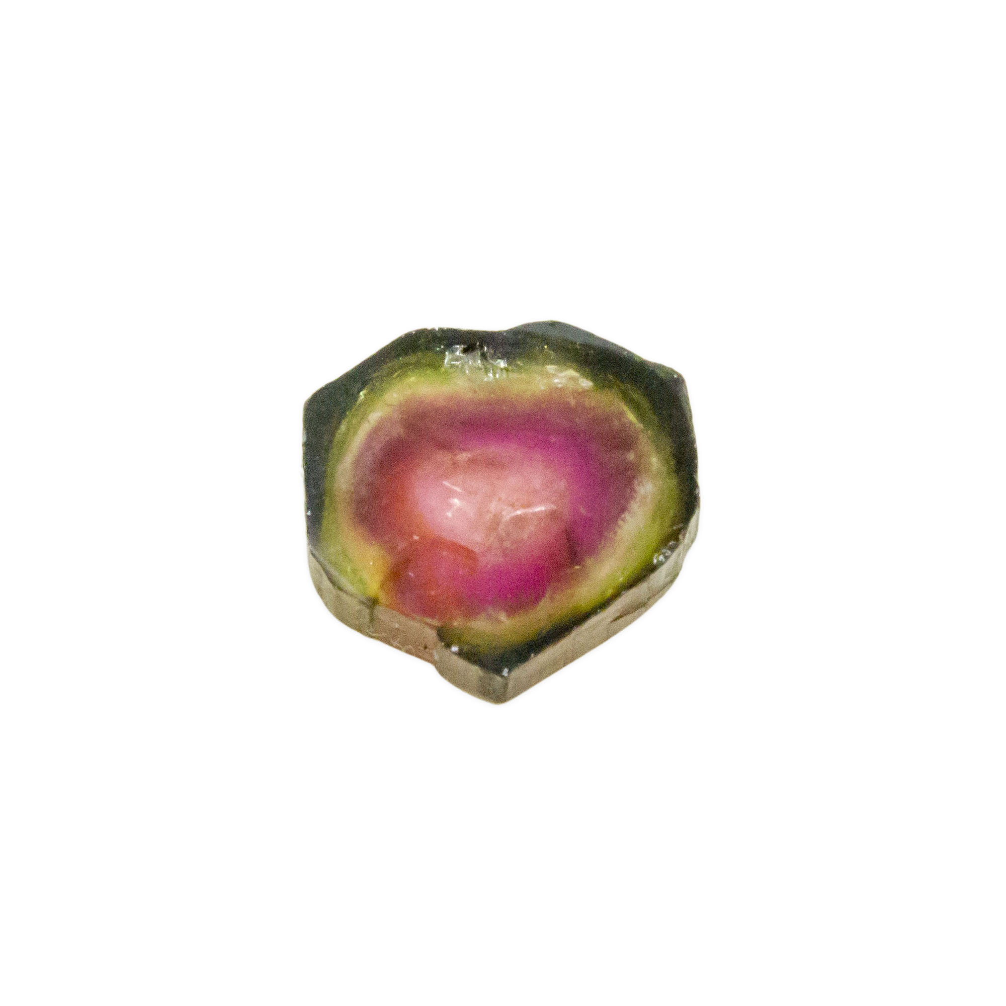 Watermelon Tourmaline Slice