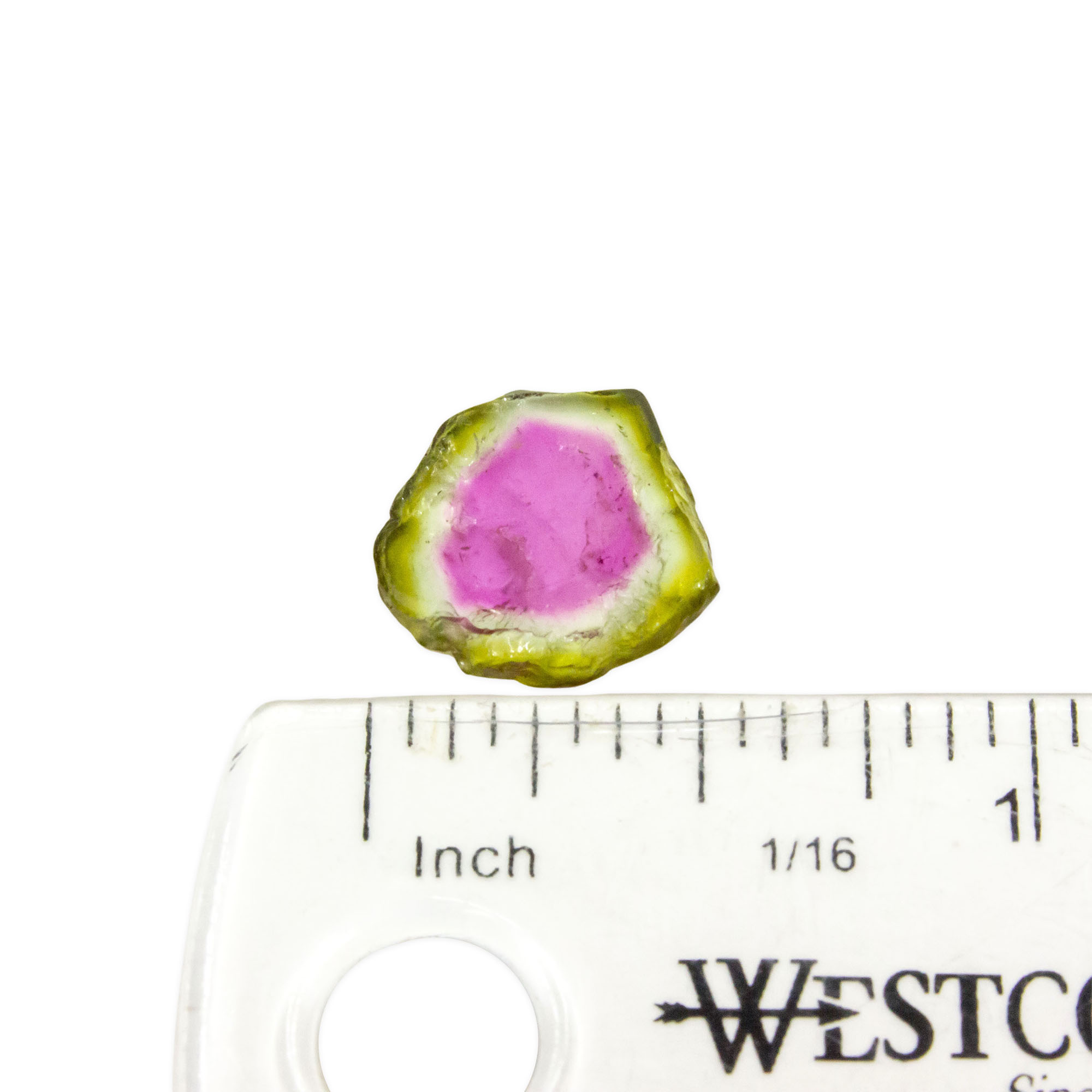Watermelon Tourmaline Slice - Image 2