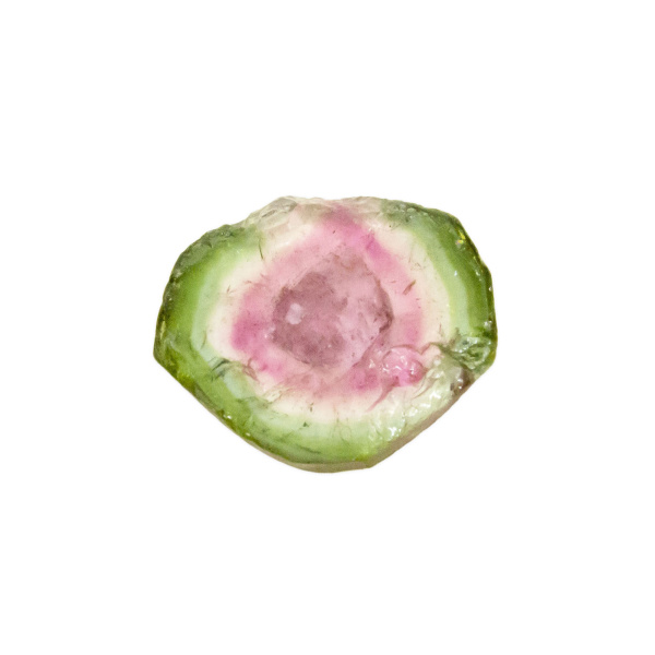 Watermelon Tourmaline Slice