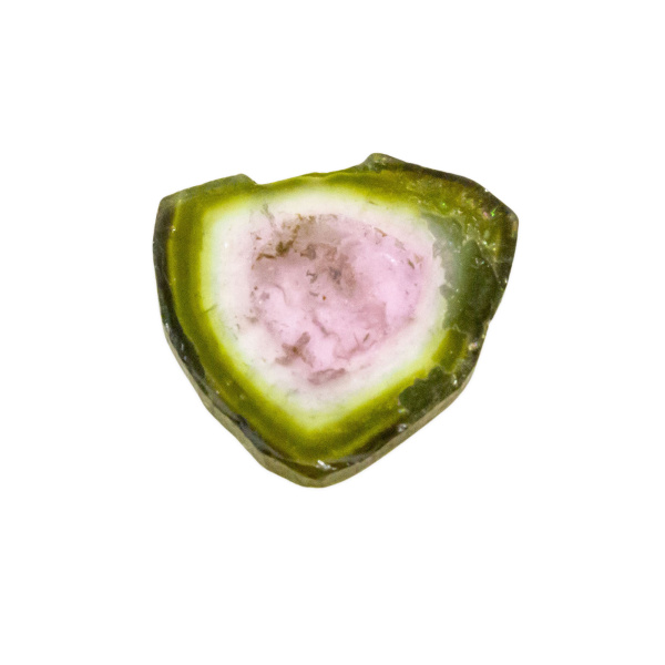 Watermelon Tourmaline Slice