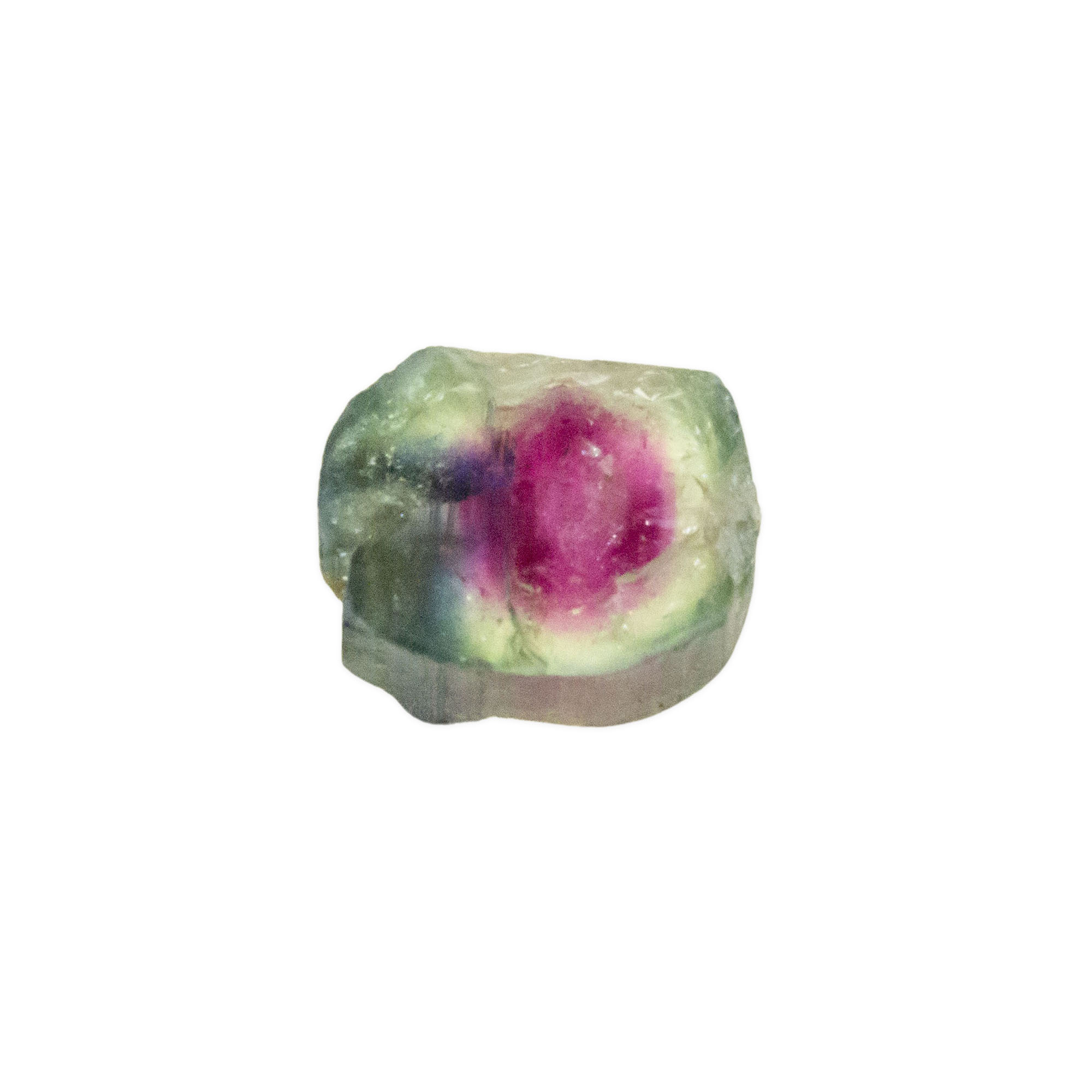 Watermelon Tourmaline Slice