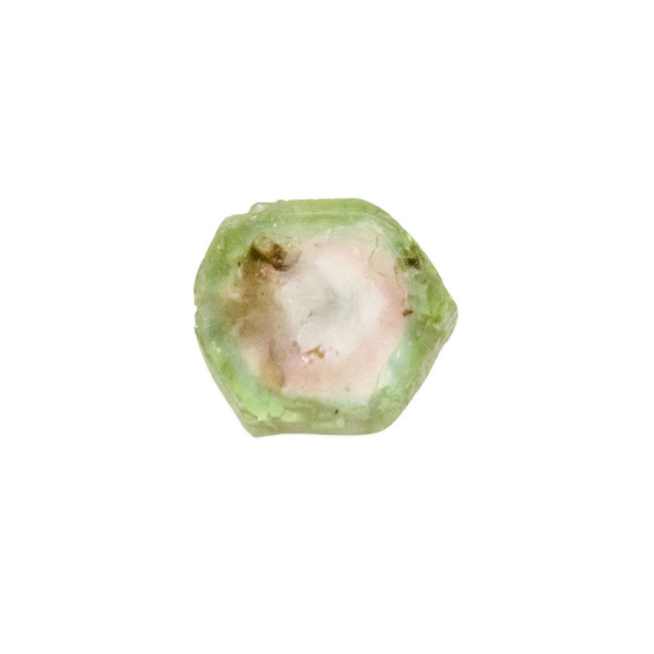 Pastel Watermelon Tourmaline Slice