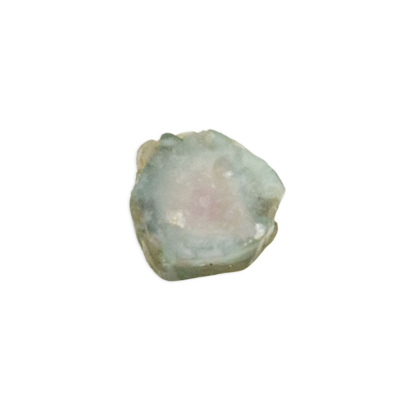 Pastel Watermelon Tourmaline Slice