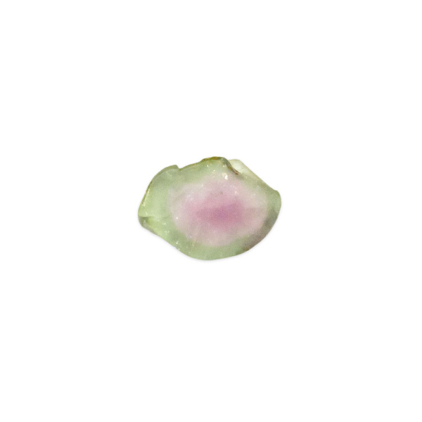 Pastel Watermelon Tourmaline Slice