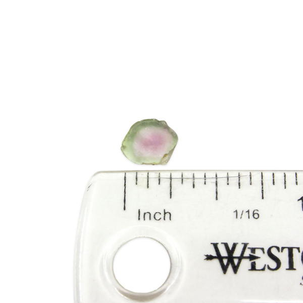 Pastel Watermelon Tourmaline Slice - Image 2