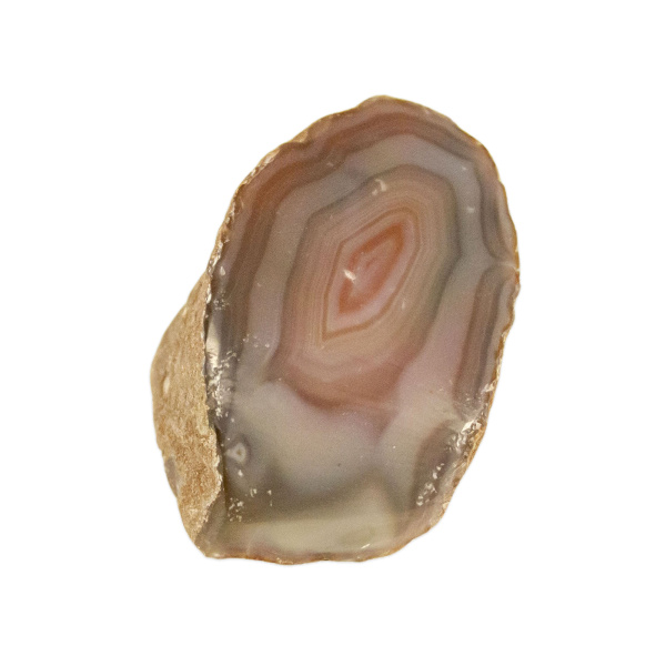 Polished Red Sashe River Agate Nodule