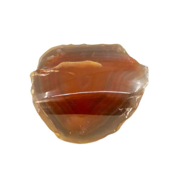 Polished Red Sashe River Agate Nodule