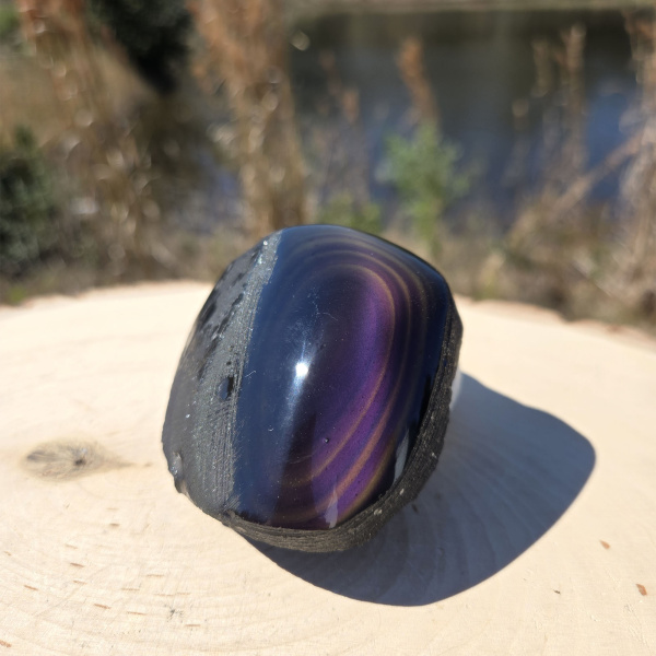 Rainbow Obsidian Top Polished Freeform - Image 3