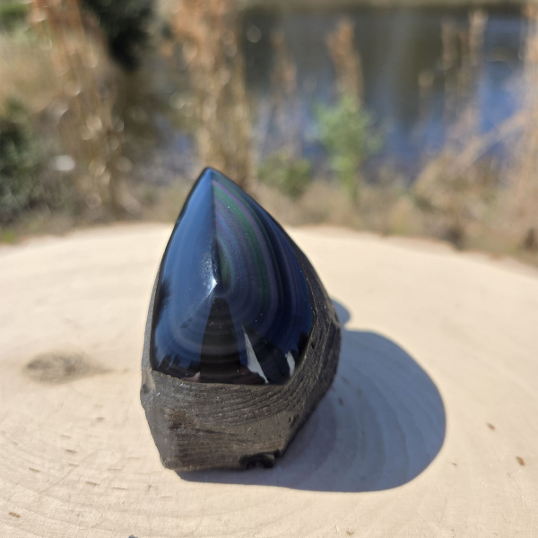 Rainbow Obsidian Top Polished Freeform - Image 3