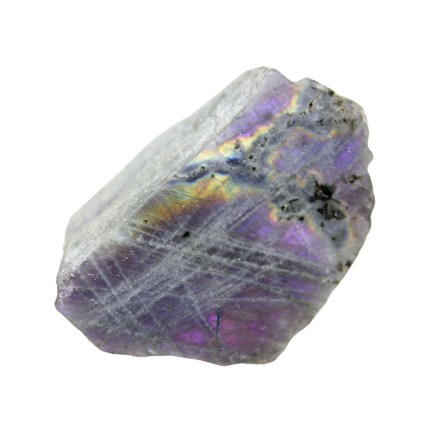 Phoenix Rising Attuned Purple Flash Labradorite Slab Medium - Image 2
