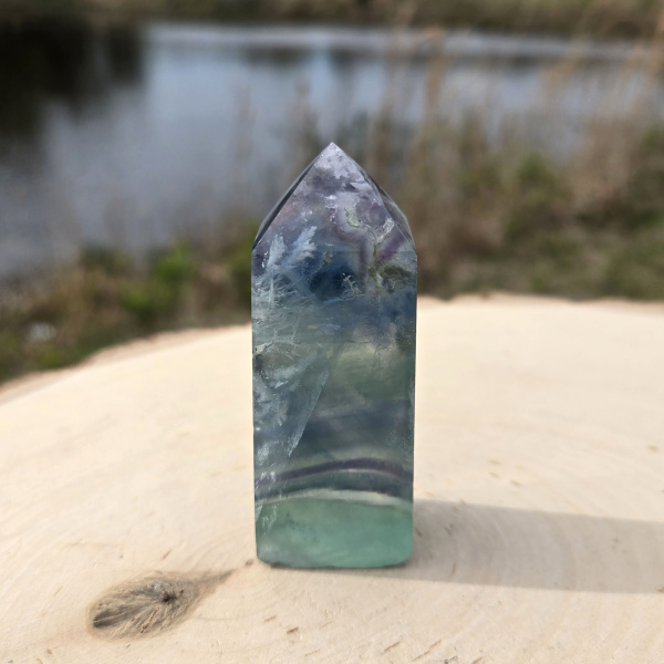 Feather Fluorite Point - Image 2