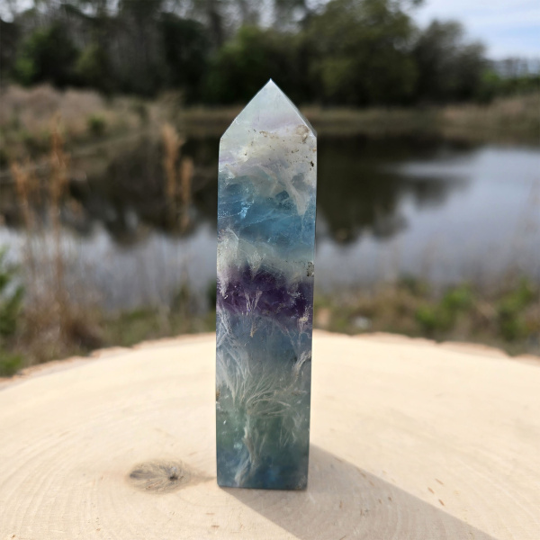 Feather Fluorite Point - Image 3