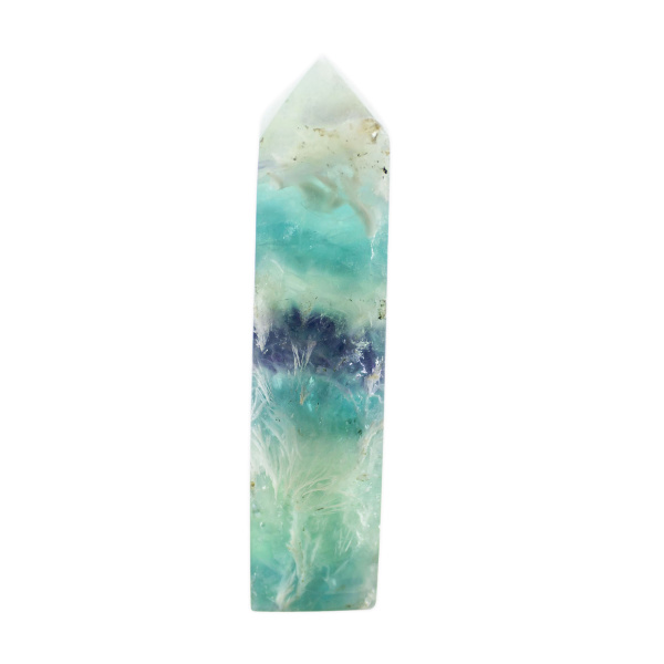 Feather Fluorite Point