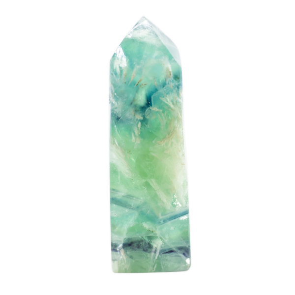 Feather Fluorite Point