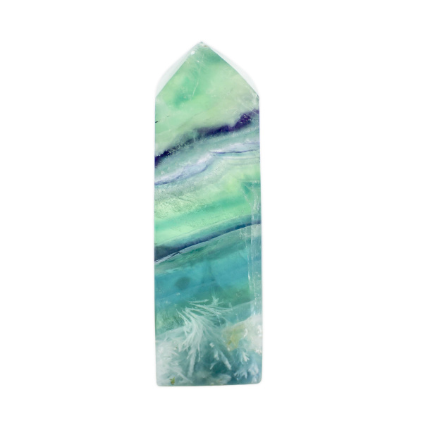 Feather Fluorite Point