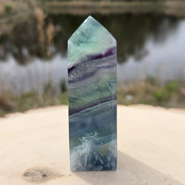 Feather Fluorite Point - Image 3
