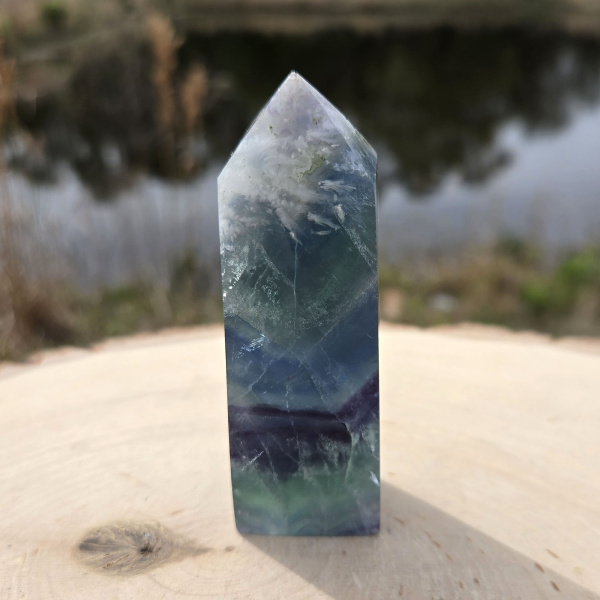 Feather Fluorite Point - Image 3