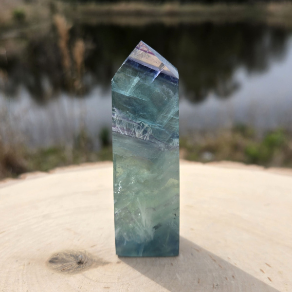 Feather Fluorite Point - Image 3