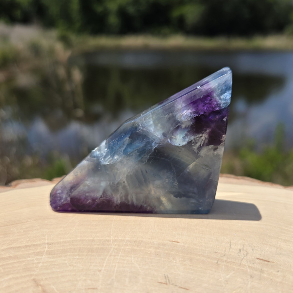 Feather Fluorite Slab