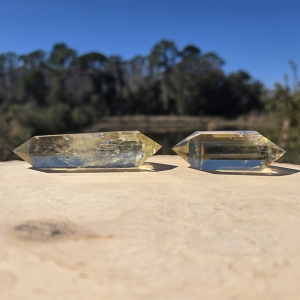 Citrine DT Point with Rainbow