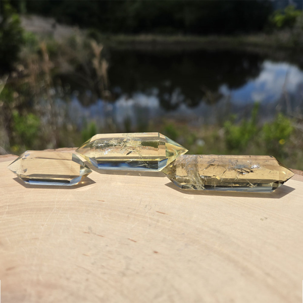 Citrine DT Point with Rainbow