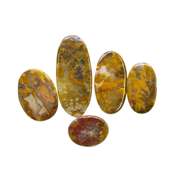 Moroccan Apple Valley Agate Cabochon Set - Image 2