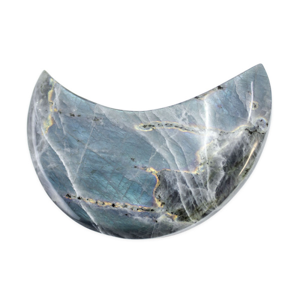 Labradorite Moon on Stand - Image 3