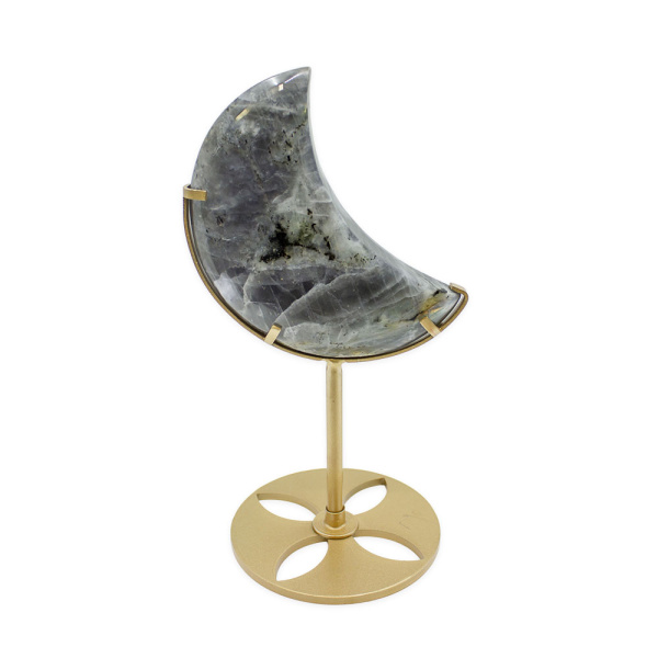 Labradorite Moon on Stand - Image 4