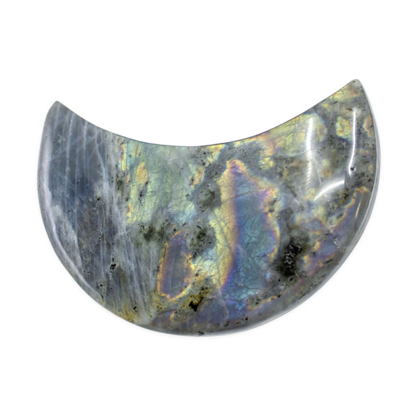 Labradorite Moon on Stand - Image 2