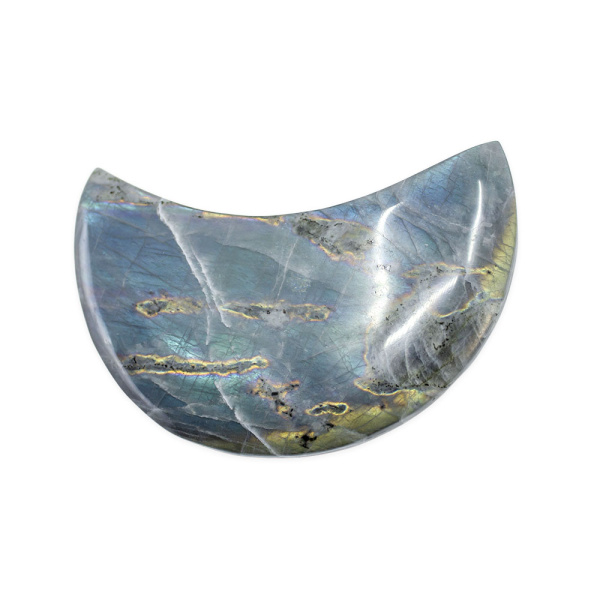 Labradorite Moon on Stand - Image 3