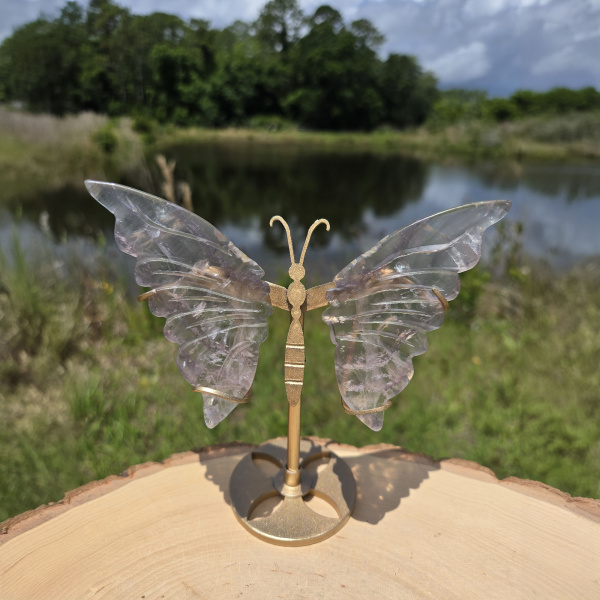 Fluorite Butterfly on Stand
