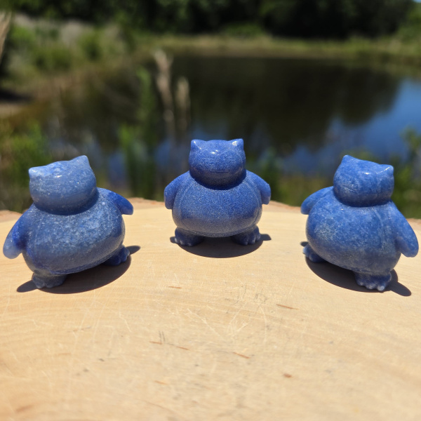 Blue Aventurine Snorlax