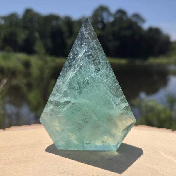 Green Fluorite Arrowhead