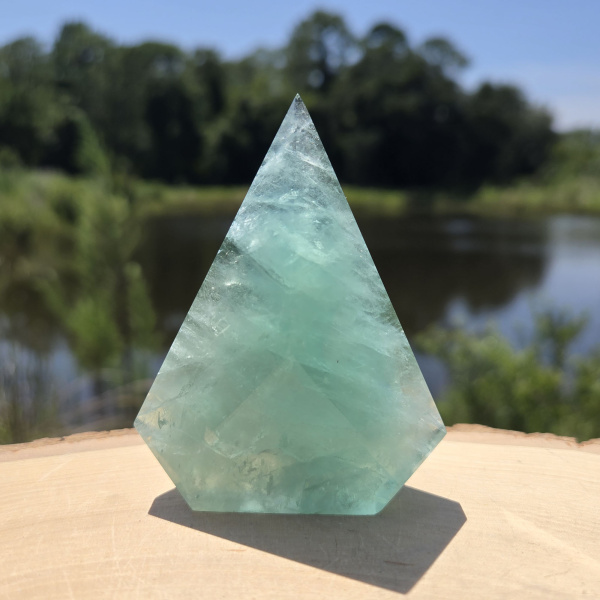 Green Fluorite Arrowhead