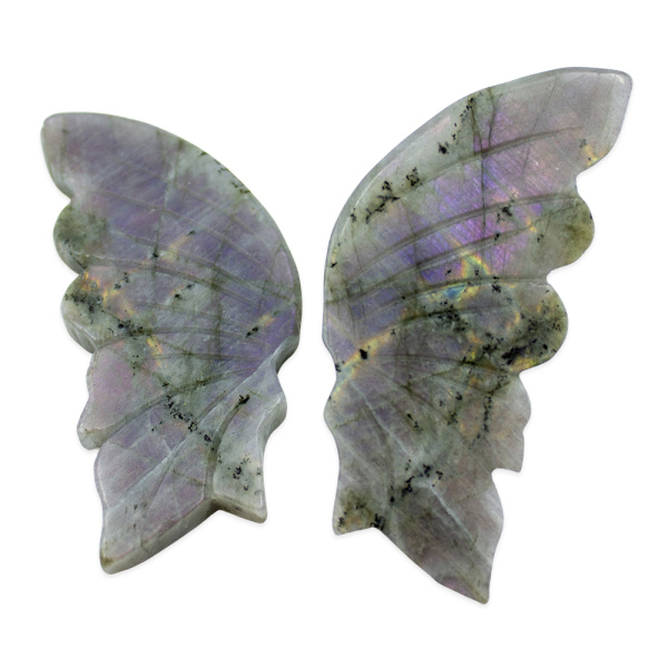 Labradorite Butterfly on Stand - Image 3