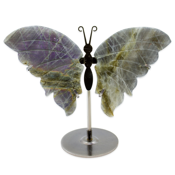 Labradorite Butterfly on Stand - Image 2
